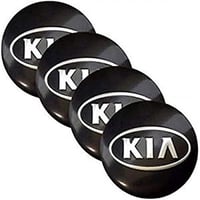 غطاء جنط كيا أسود قطعة واحدة