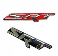 كتابة سيارة SRT احمر واسود