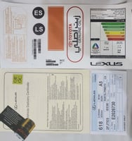 بكج ستكرات لكزس