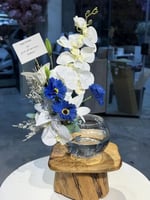 حوض سمك ورد صناعي