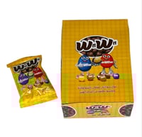 ون ون حبيبات الفول السوداني ومغطة بشوكولاتة الهشة