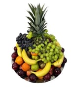 صحن فواكه مشكلة كبير 13 كيلو تقريبا