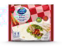 خبز تورتيلا لوزين سادة 8قطع 240ج
