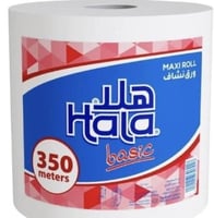 مناديل رول هلا بايسك 350م