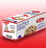 كوكيز فانيلا بقطع الشوكولاتة بيدو باكت 12ح