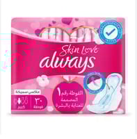 الويز وردي فوط صحية 30حبة