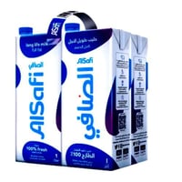 حليب الصافي طويل الاجل ربطة 4*1لتر