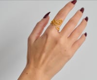 خاتم الحرف العربي المزخرف على طلبك