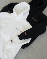 هودي شتوي مع كلمة حب لاينتهي