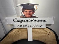 لوحة تخرج مضيئة بالصورة والاسم