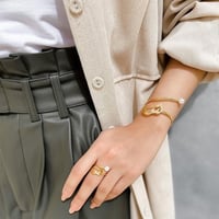 اسواره وخاتم نسائي أنيق حسب الطلب