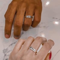 خاتم تاريخ ذكرى فضة عيار 925