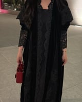 عباية شتوية مخمل فخمة