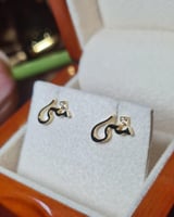 اقراط اذن بالاسم فصوص زركون