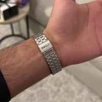 ساعة كاسيو LTP كابلز اخصر بشعار المملكة