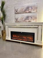 مدفئة كهربائيه مع الديكور