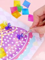 مجموعة تزيين فستان الأميرات (4 قطع)