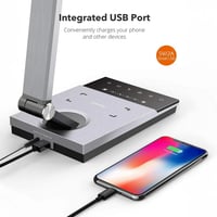 تاوترونكس شاحن وايرلس واضاءة مكتبية فخمة - معدني ر...