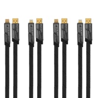 كيبل شحن سريع 4 في 1 متعدد المنافذ