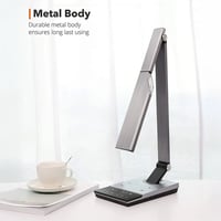 تاوترونكس شاحن وايرلس واضاءة مكتبية فخمة - معدني ر...