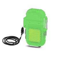 ولاعة قابلة للشحن ومقاومة للماء مع إضاءة مدى الحيا...