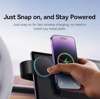 حامل جوال بيسوس C02 برو مع شحن لاسلكي مغناطيسي ماج...