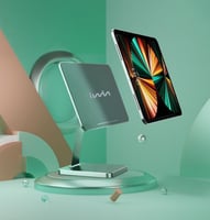 ستاند ايباد مغناطيسي من iWin - رمادي