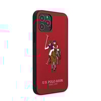 كفر حماية بولو أسان تطريز فاخر 12/12 برو - أحمر