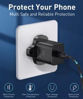 شاحن بيسوس جداري 20w منفذ GaN5