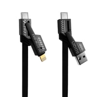 كيبل شحن سريع 4 في 1 متعدد المنافذ