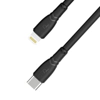 كيبل Pawa تايب سي إلى لايتنينق 20 واط 1.2 م - أسود