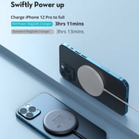 شاحن ماج سيف راف باور 15 واط - رصاصي