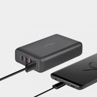 انيرجيا منصة شحن 75 واط بمنفذ PD و كوالكم 3 - رماد...