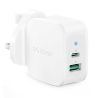 راف باور فيش جداري بي دي 20 واط ومنفذ كوالكوم رأس...