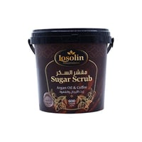 مقشر السكر زيت الارجان والقهوة