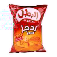 بطاطس البطل شرائح ردجز بالجبنة 155 جرام