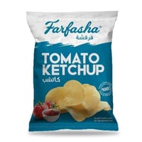 البطاطس فرفشه رقائق كاتشب ديمة 75 جرام