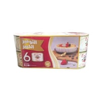 القشطة التاج الأصلية 6×155جرام