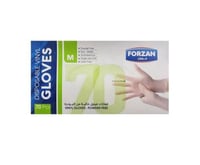 قفازات فورزان بدون بودرة ميديم 70 حبة