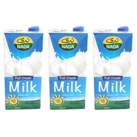 مجموعة حليب ندى طويل الاجل 1لتر 3 عبوات