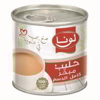 حليب لونا مركز كامل الدسم 170 غرام