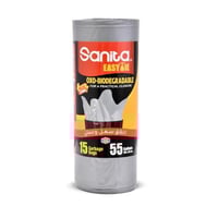 سانيتا أكياس نفايات سهلة الربط، حجم كبير جداً 55 ج...