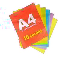 ورق تصوير متعدد الالوان 100 ورفة A4 من كناري
