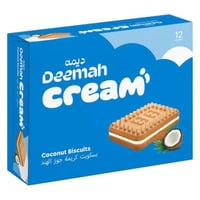 بسكويت ديمة بكريمة جوز الهند 12 حبه * 27 جرام