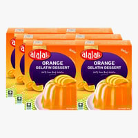 برتقال جيلاتين حلوى العلالي6*80جم