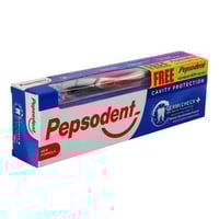 معجون أسنان بيبسودنت جيرمي تشيك + فرشاة الأسنان، 1...