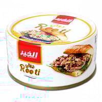 لحم تونا ابيض فاخر في زيت دوار الشمس من الخير روتي...