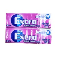 علكة إكسترا بنكهة النعناع الفقاعي، 14 جرام - 2 حبة