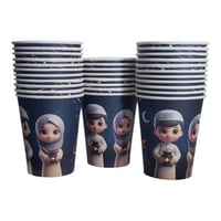 كاسات ورقيه كرفت رمضان جانا 8 اونصه 30 حبه