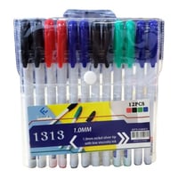 اقلام جاف 12 حبة متعدد الالوان